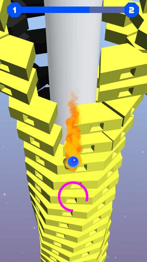 Screenshot of Stack Helix Ball - Free Arcade Game
