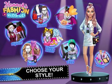 Hannah’s Fashion World Game Screenshot
