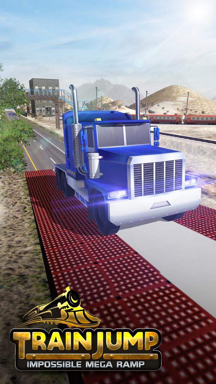 Train Jump Impossible Mega Ramp Game Screenshot