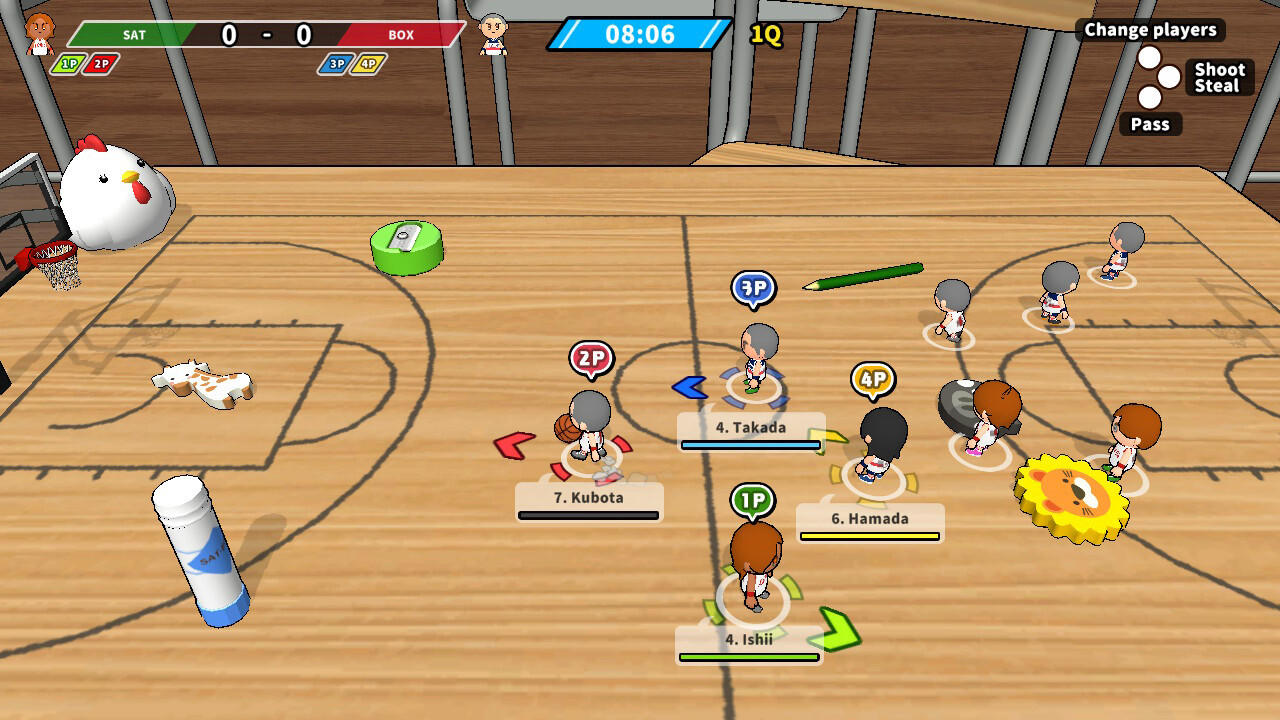 Desktop Basketball 2 ภาพหน้าจอเกม