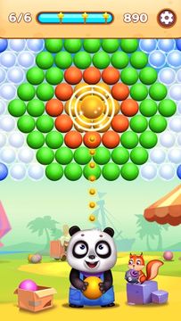 Panda Bubble Shooter Puzzle ภาพหน้าจอเกม