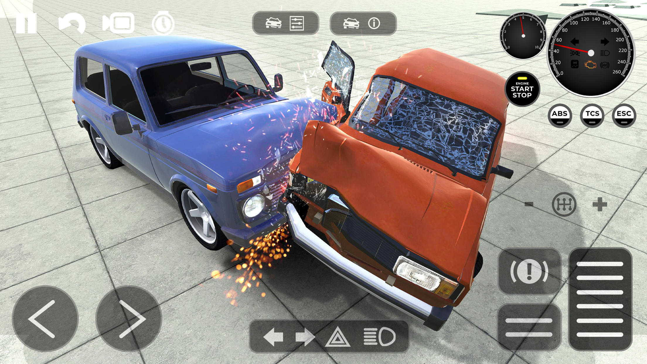 Beam Drive Crashes Original 3D ภาพหน้าจอเกม