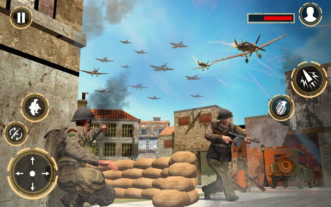 2 차 세계 대전 전선 Commando 게임 스크린 샷