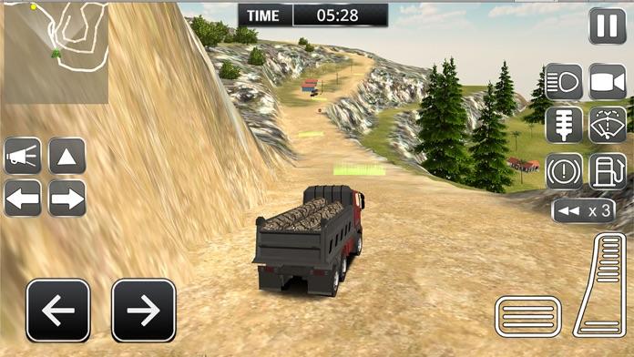 Heavy Transporter Cargo Truck Driver Simulator 3D Game Screenshot