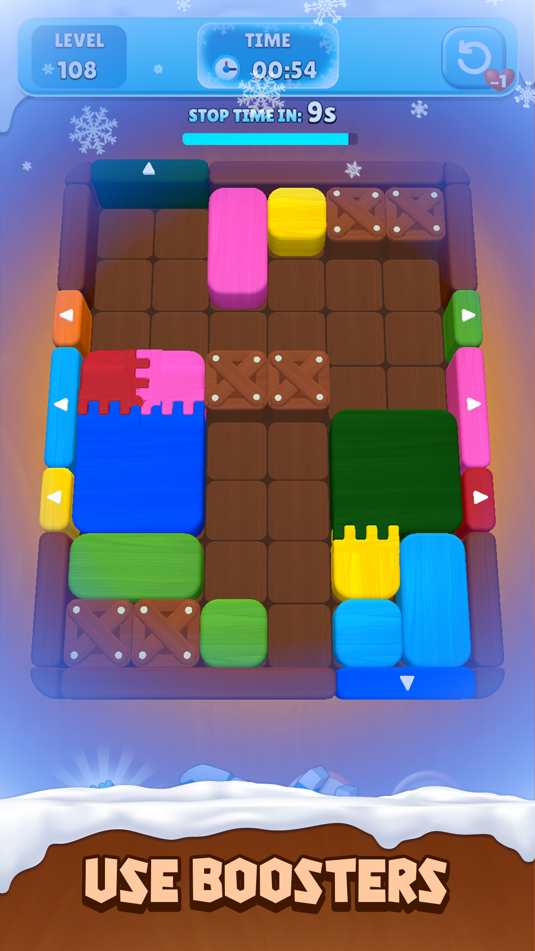 Wood Escape: Color Block Game Screenshot