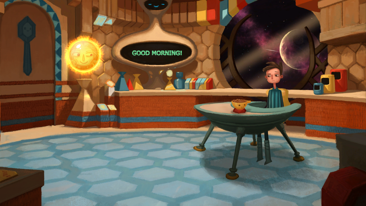 Screenshot of the video of Broken Age