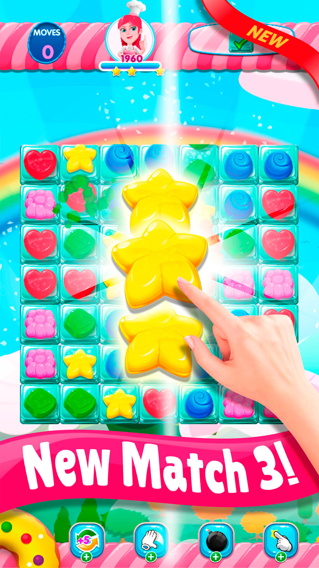 Screenshot of Sweet Candy Sugar - Match 3