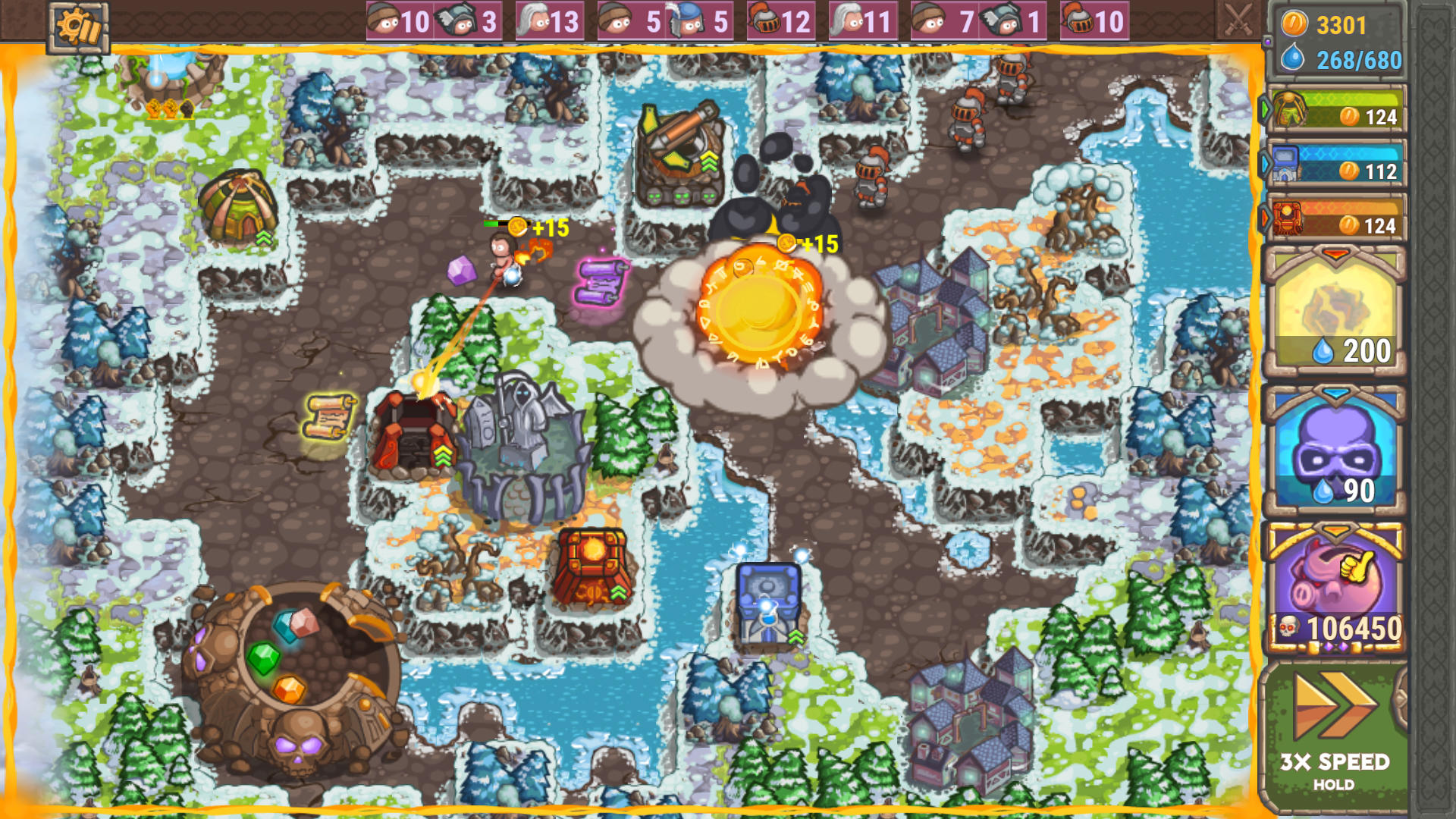 Screenshot of Cursed Treasure 2