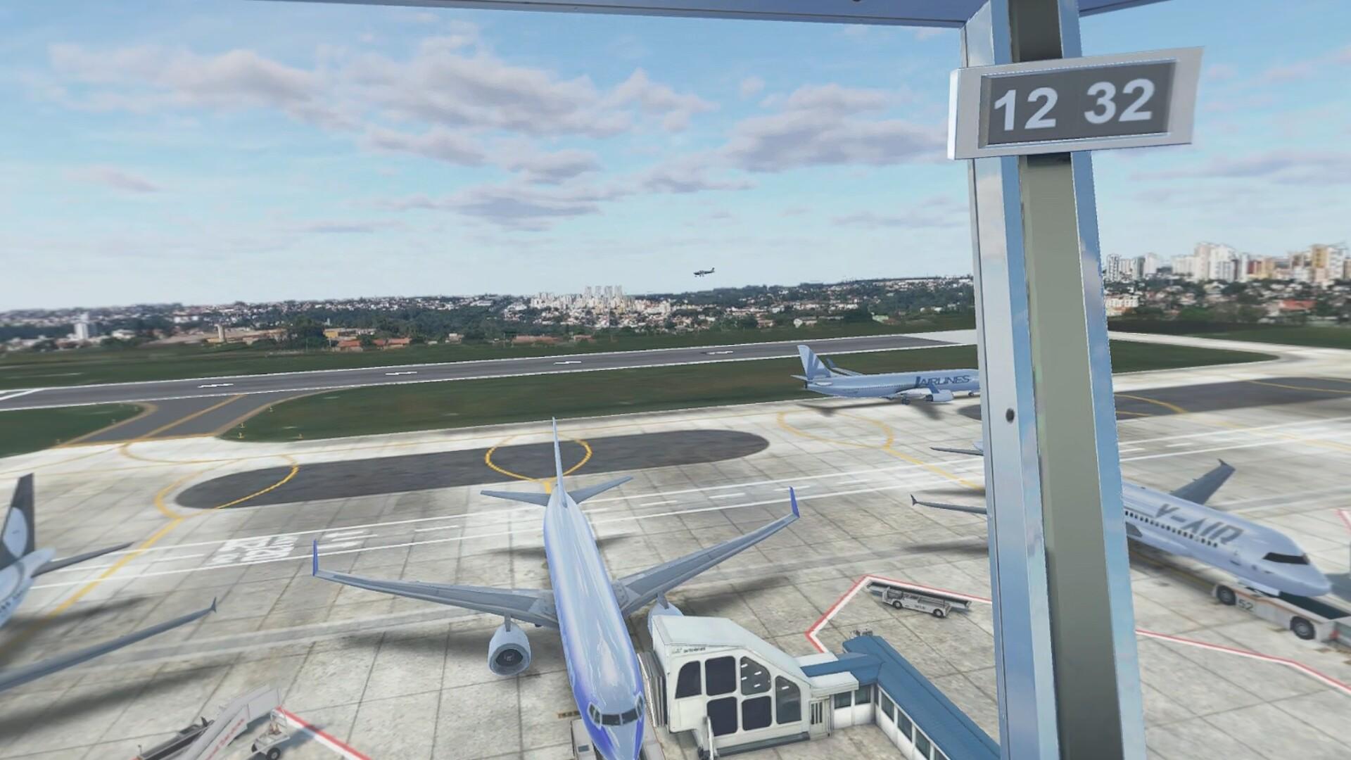 Cuplikan Layar Game V-Air Traffic Control