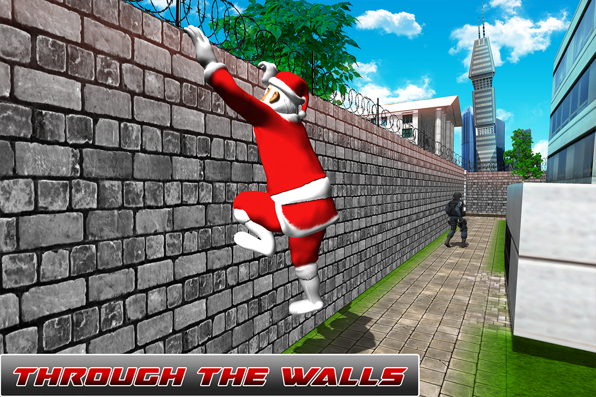 Crazy Santa Stealth Survival Mission Game Screenshot