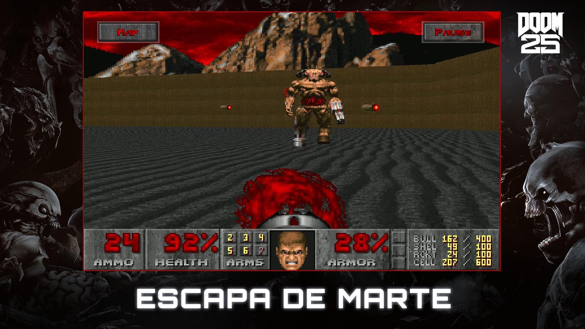 Captura de Pantalla del Juego DOOM
