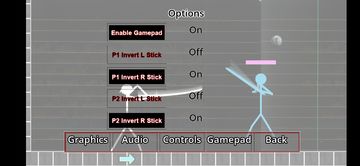 Stickman Physics Battle Arena Game Screenshot