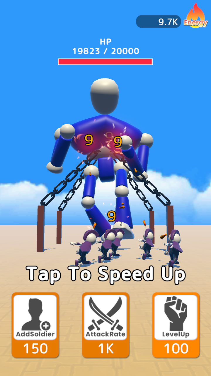 Merge Fighter ASMR Game Screenshot