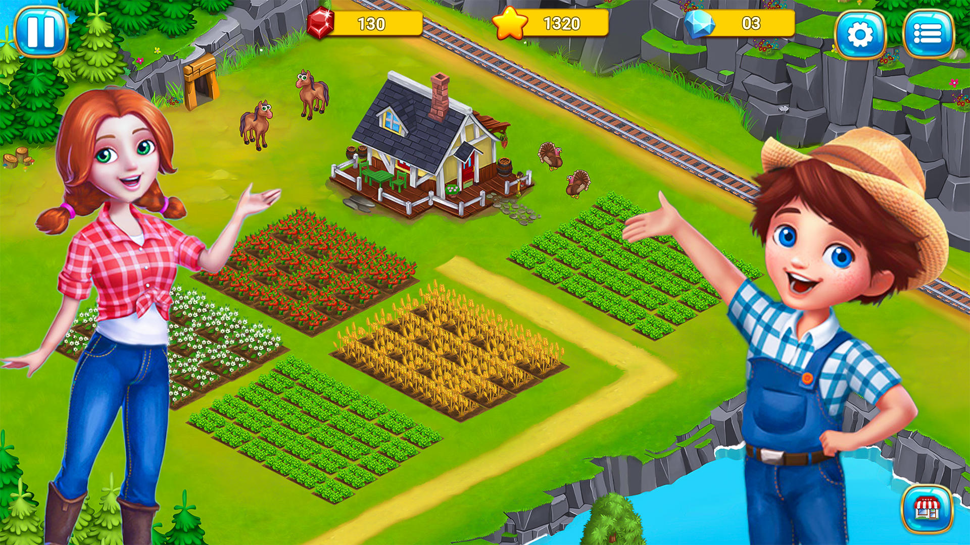 Village Farming Games Offline Game Screenshot