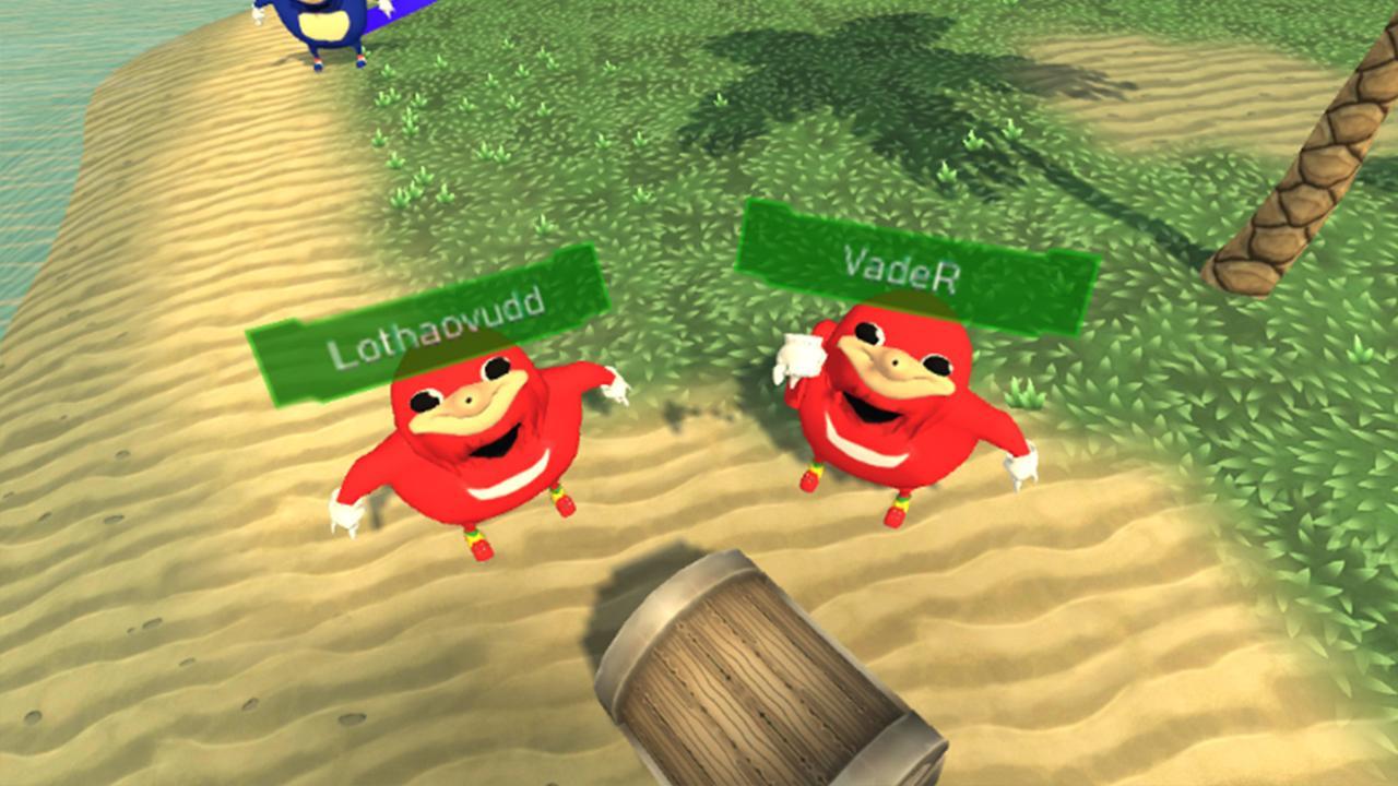 Скриншот игры Ugandan Knuckles VR