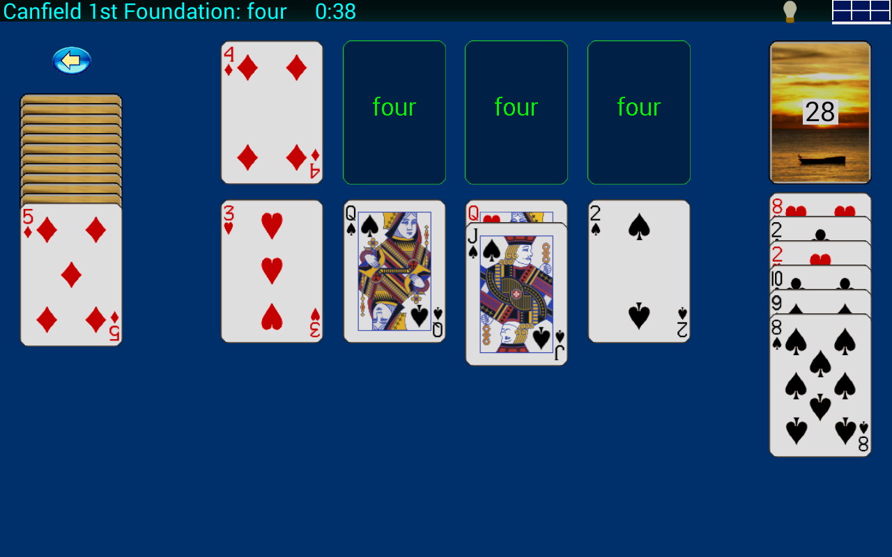 Stellar Solitaire Game Screenshot