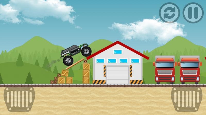 Awesome Car Jump screenshot game