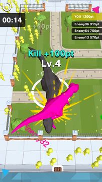 Dinosaur Rampage Game Screenshot