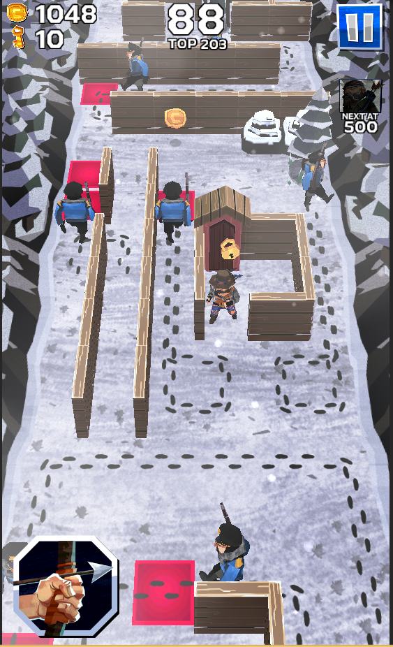 Winter Fugitives Game Screenshot
