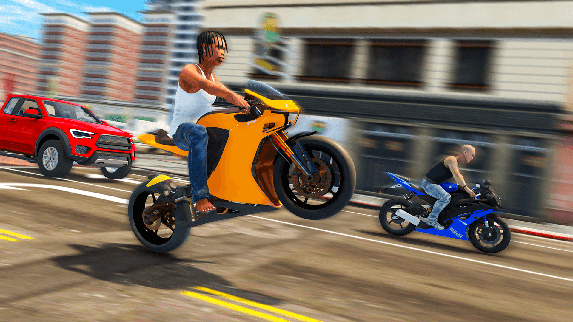 Screenshot of KTM Bike Game: Indian Bike 3D