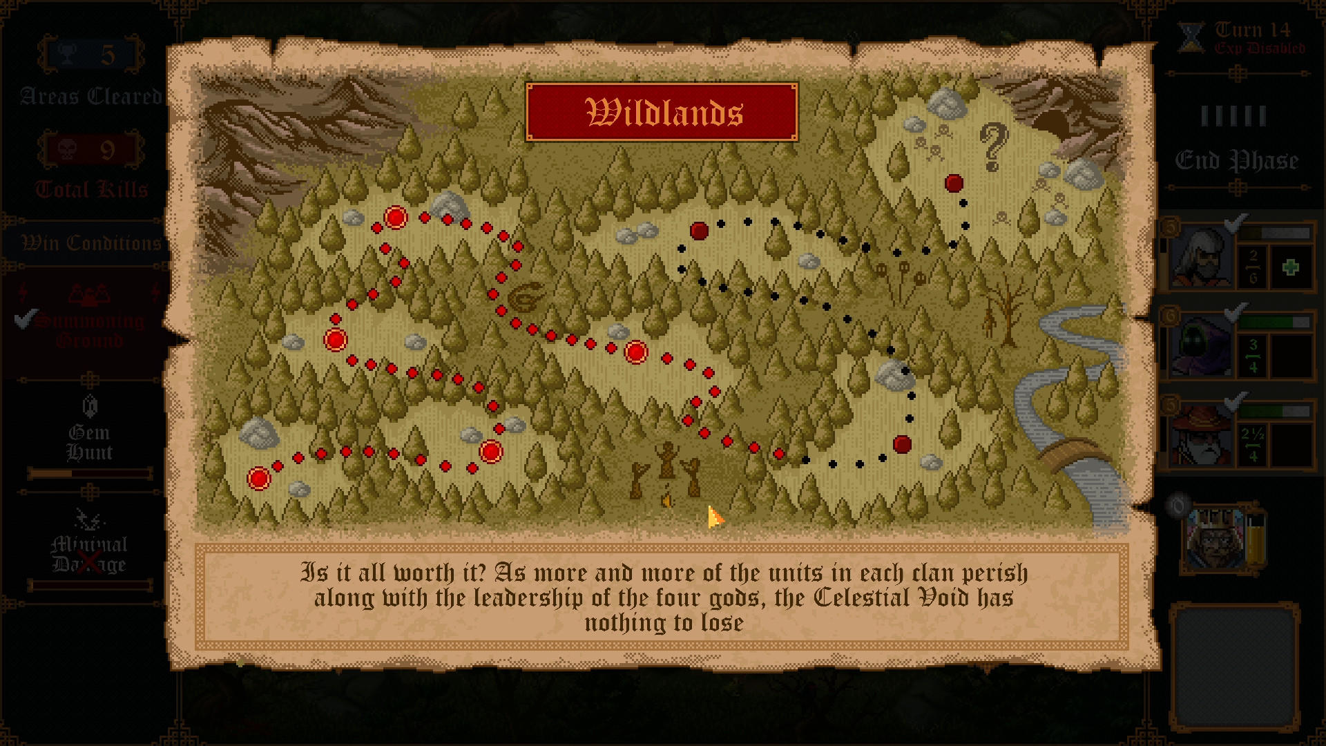 Screenshot of Immortal Tactics: War of the Eternals