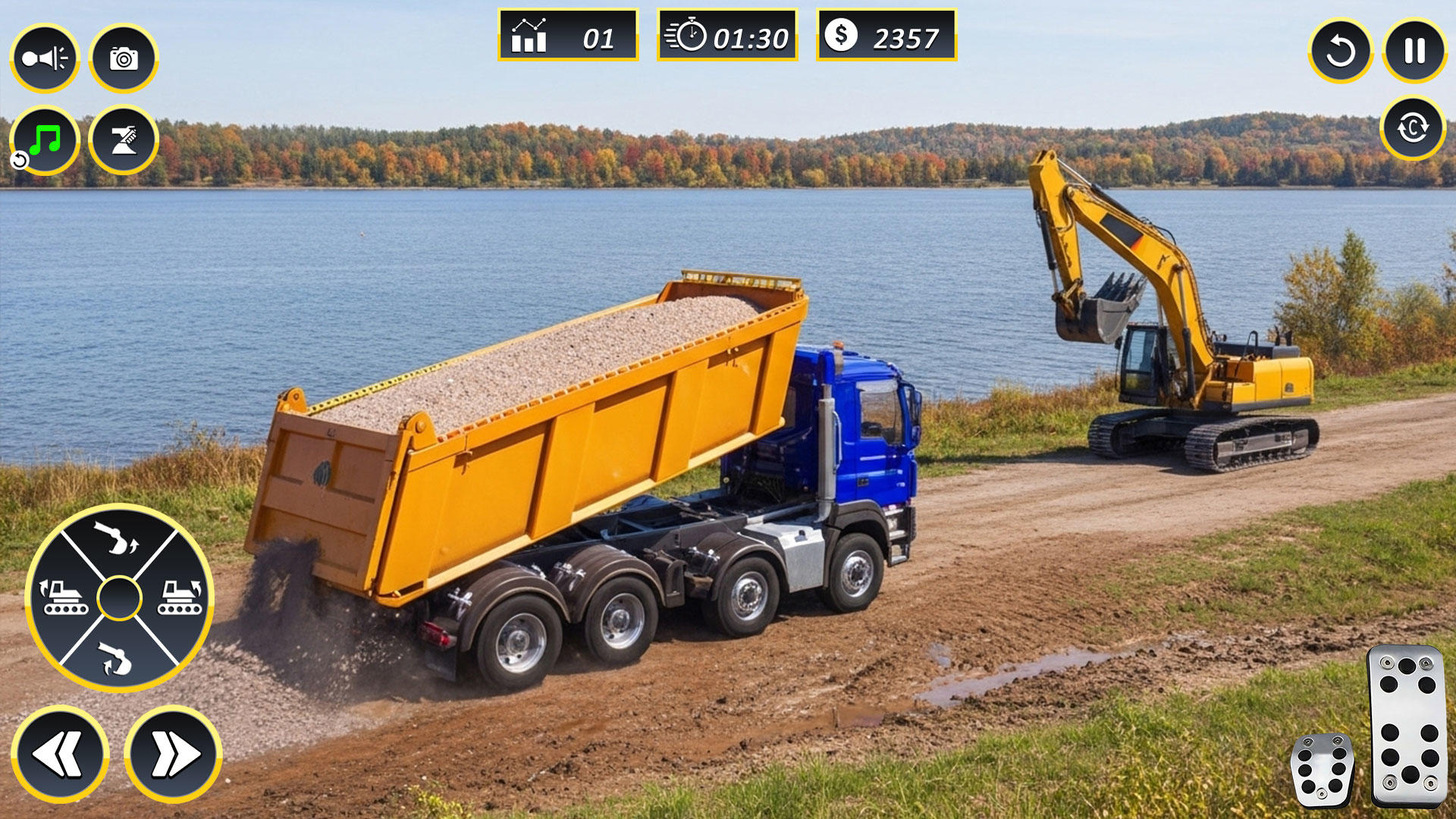 Excavator Sim 3D Construction Game Screenshot