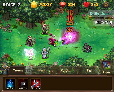 Mini Warrior screenshot game