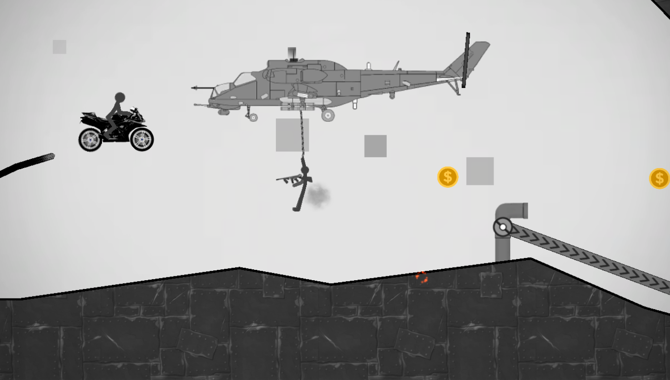 Скриншот игры Stickman Racer Road Draw 2 Heroes