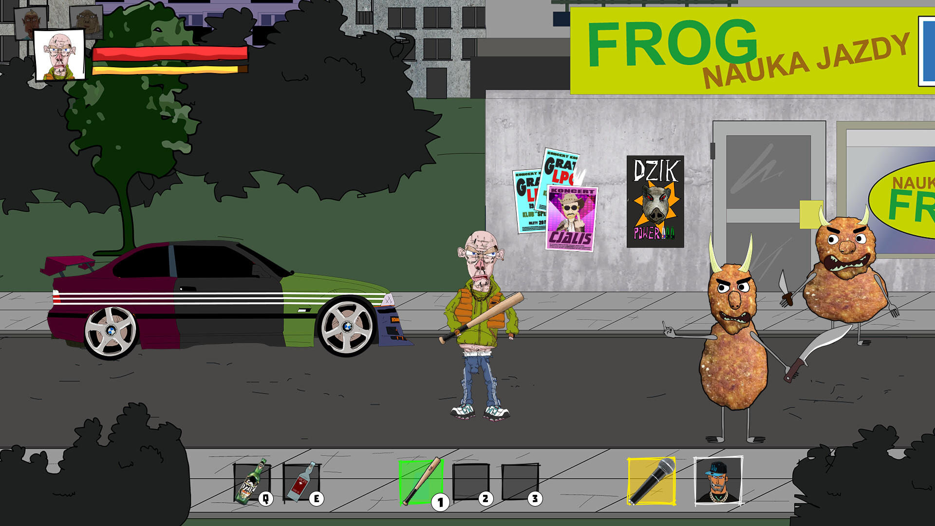 Hoodies Squad: Alcoholypse Game Screenshot