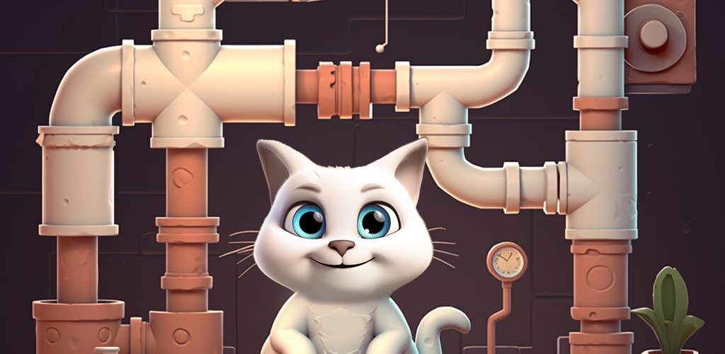 Screenshot dari video Pipe Line Puzzle - Catotopia