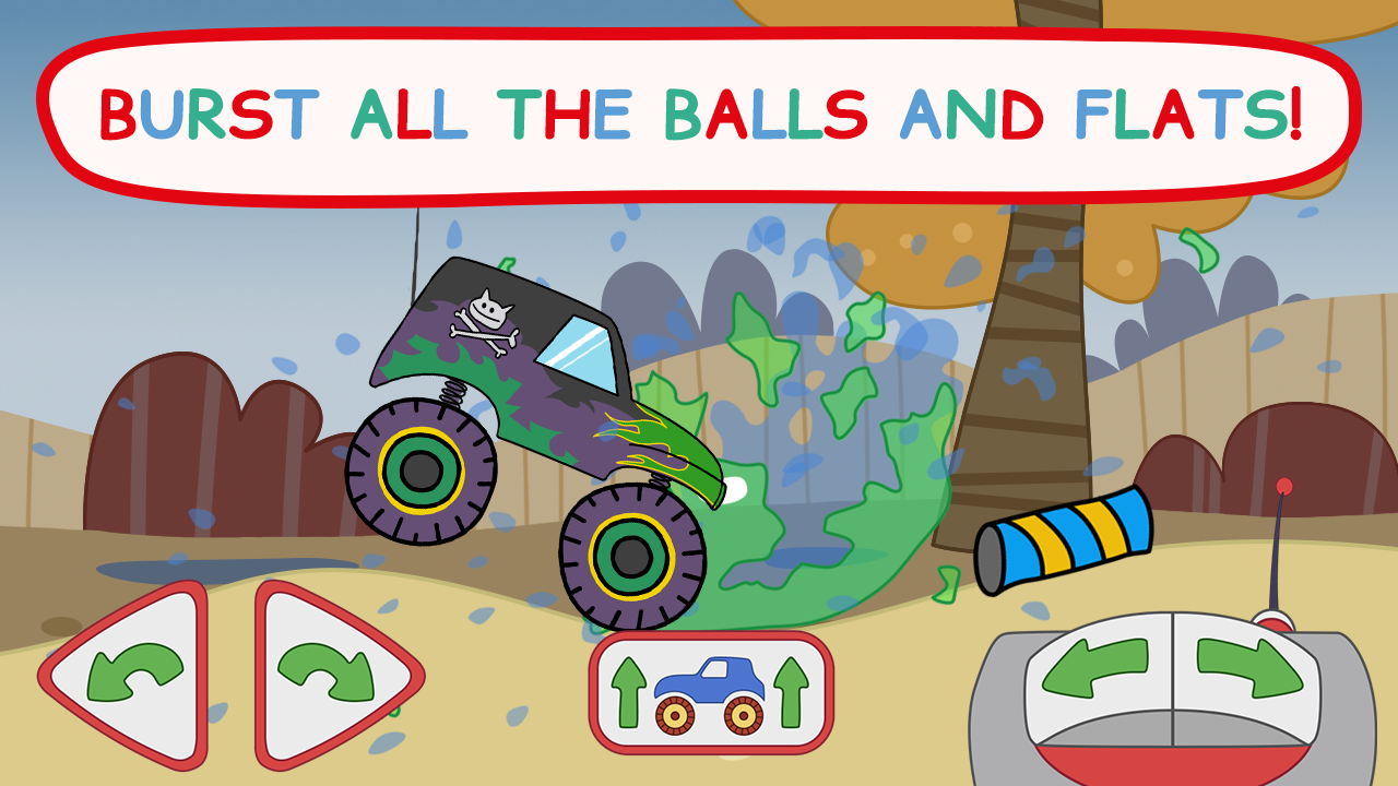 Kid-E-Cats: Kids Monster Truck Game Screenshot