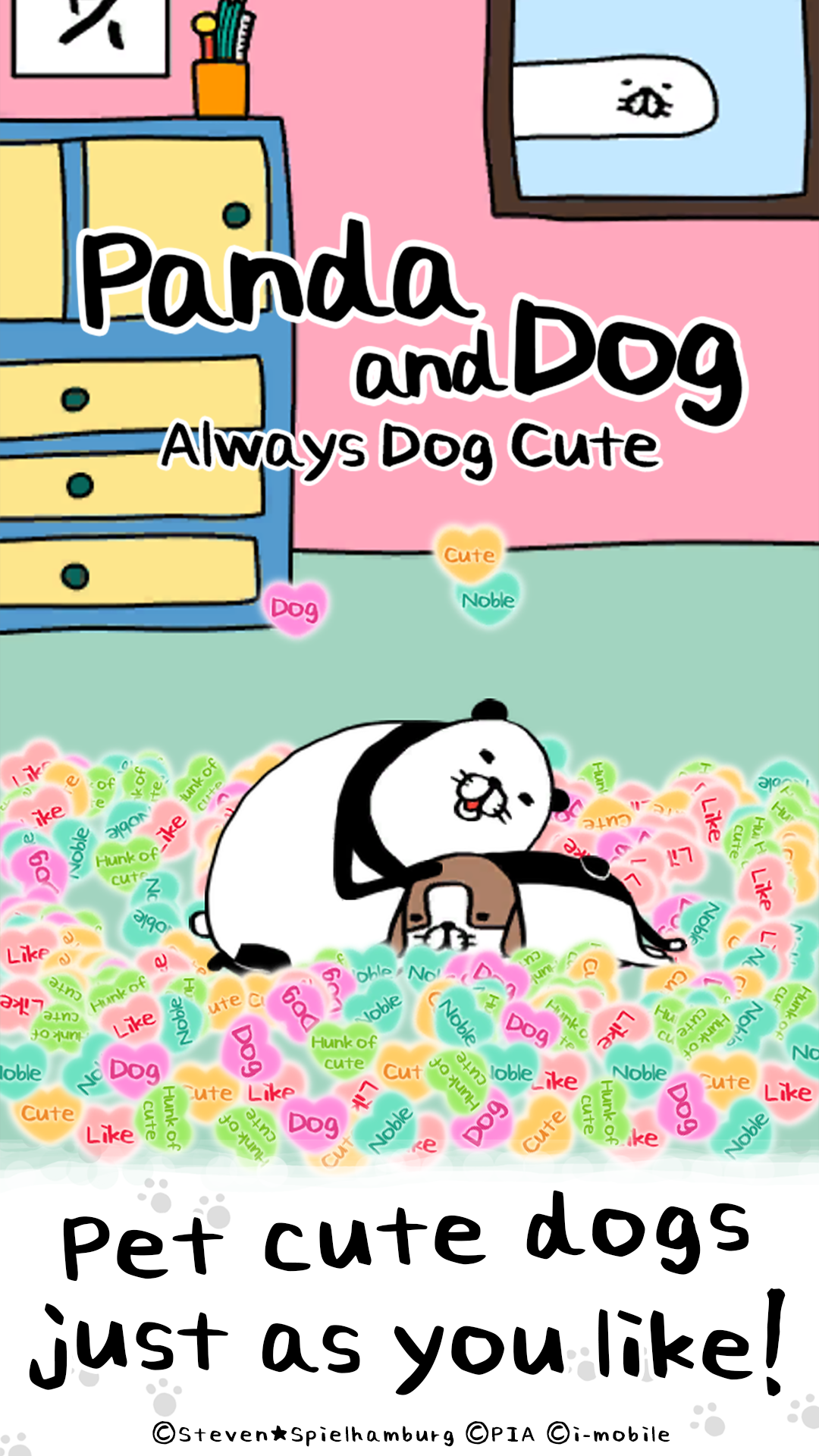 Screenshot 1 of पांडा और कुत्ता: हमेशा प्यारा कुत्ता 3.3.0