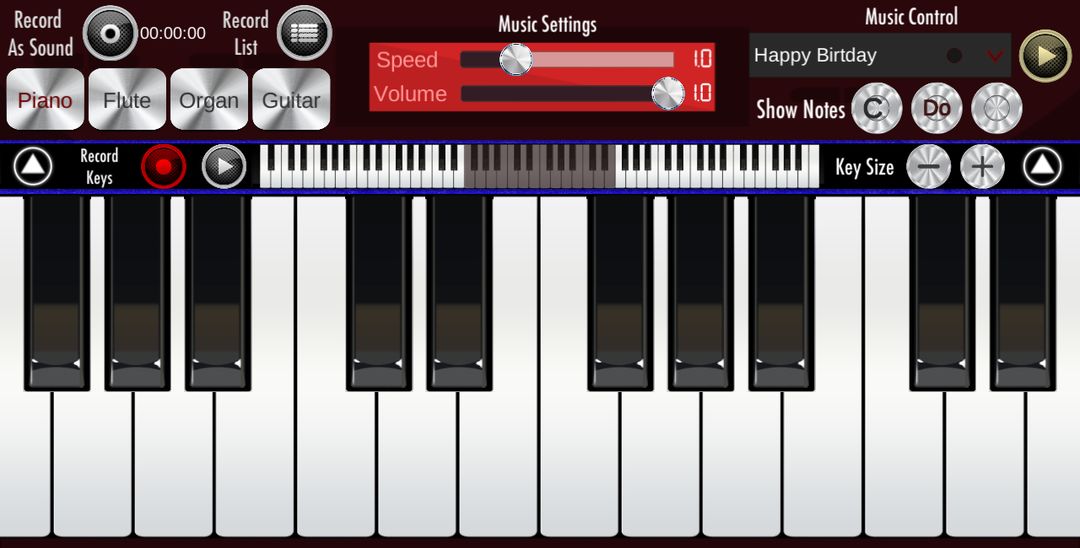Real Piano screenshot game