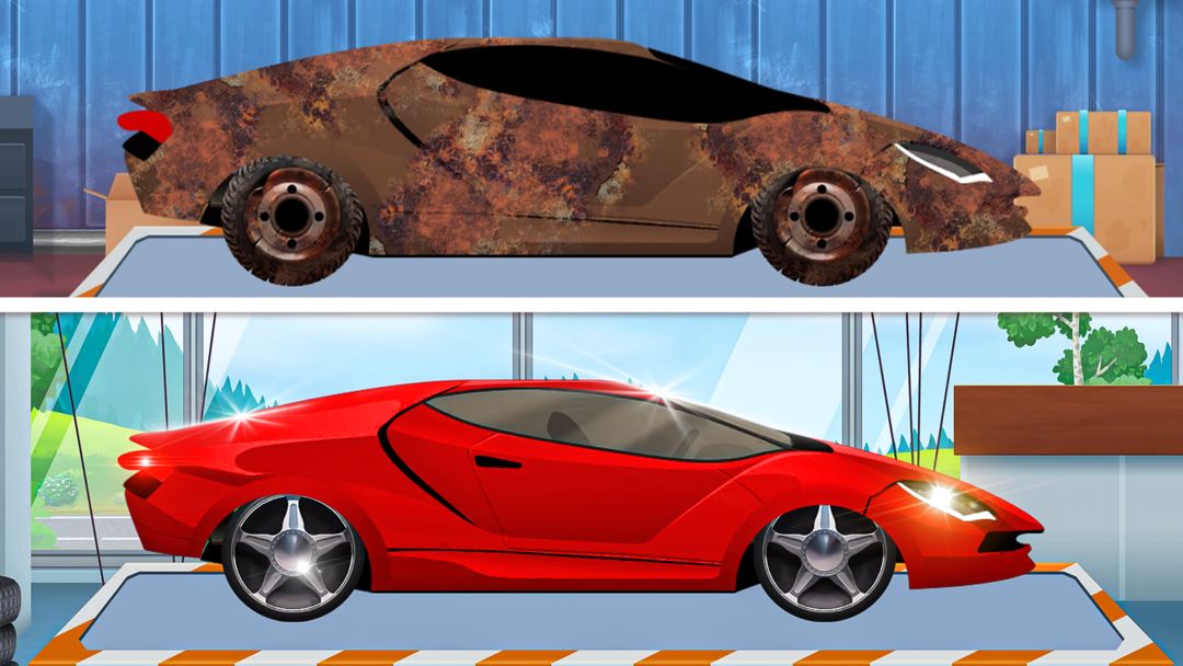 Kids Garage: Toddler car games screenshot game