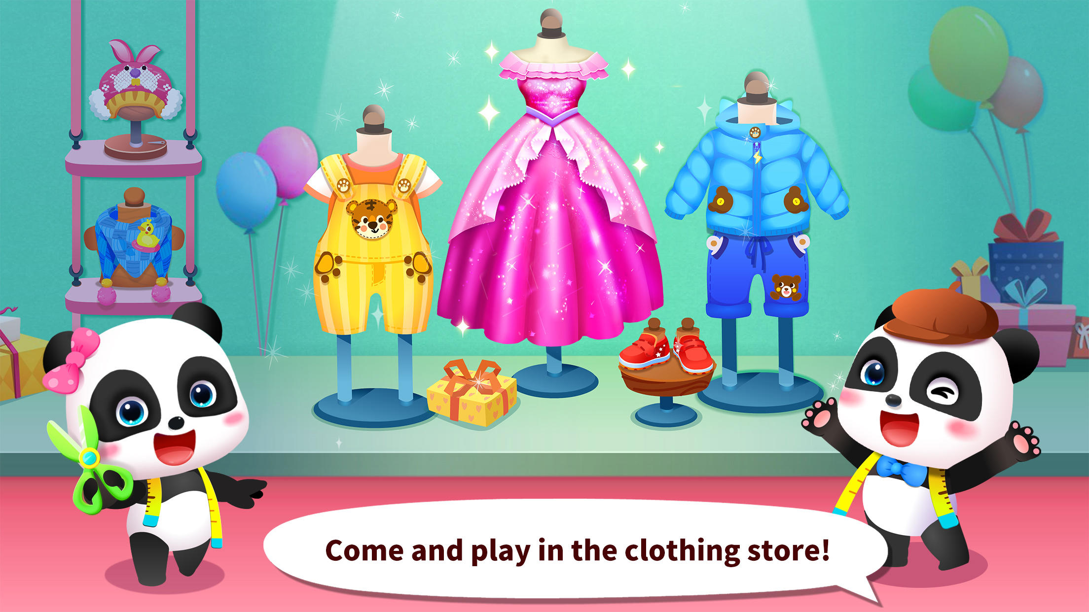 Cuplikan Layar Game Baby Panda's Fashion Dress Up