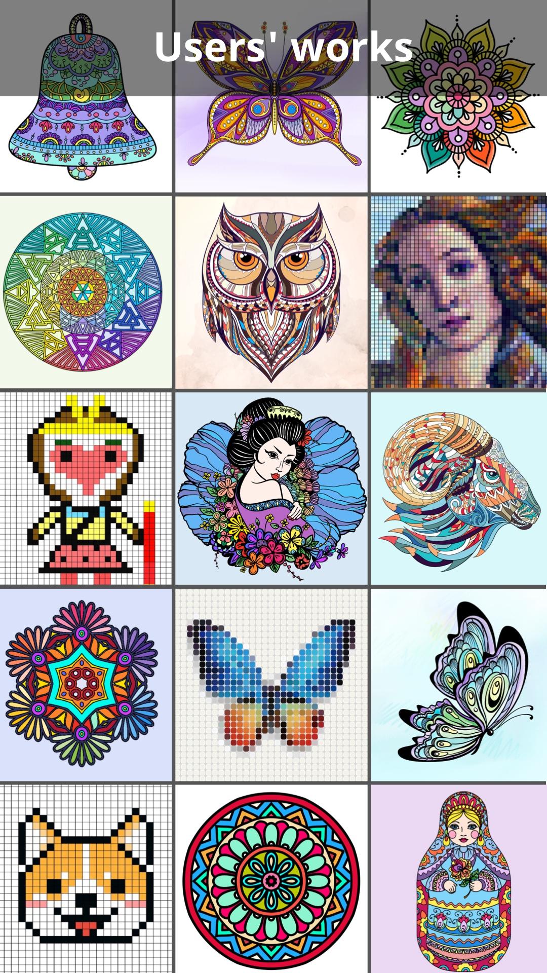 Coloring Book for family Game Screenshot
