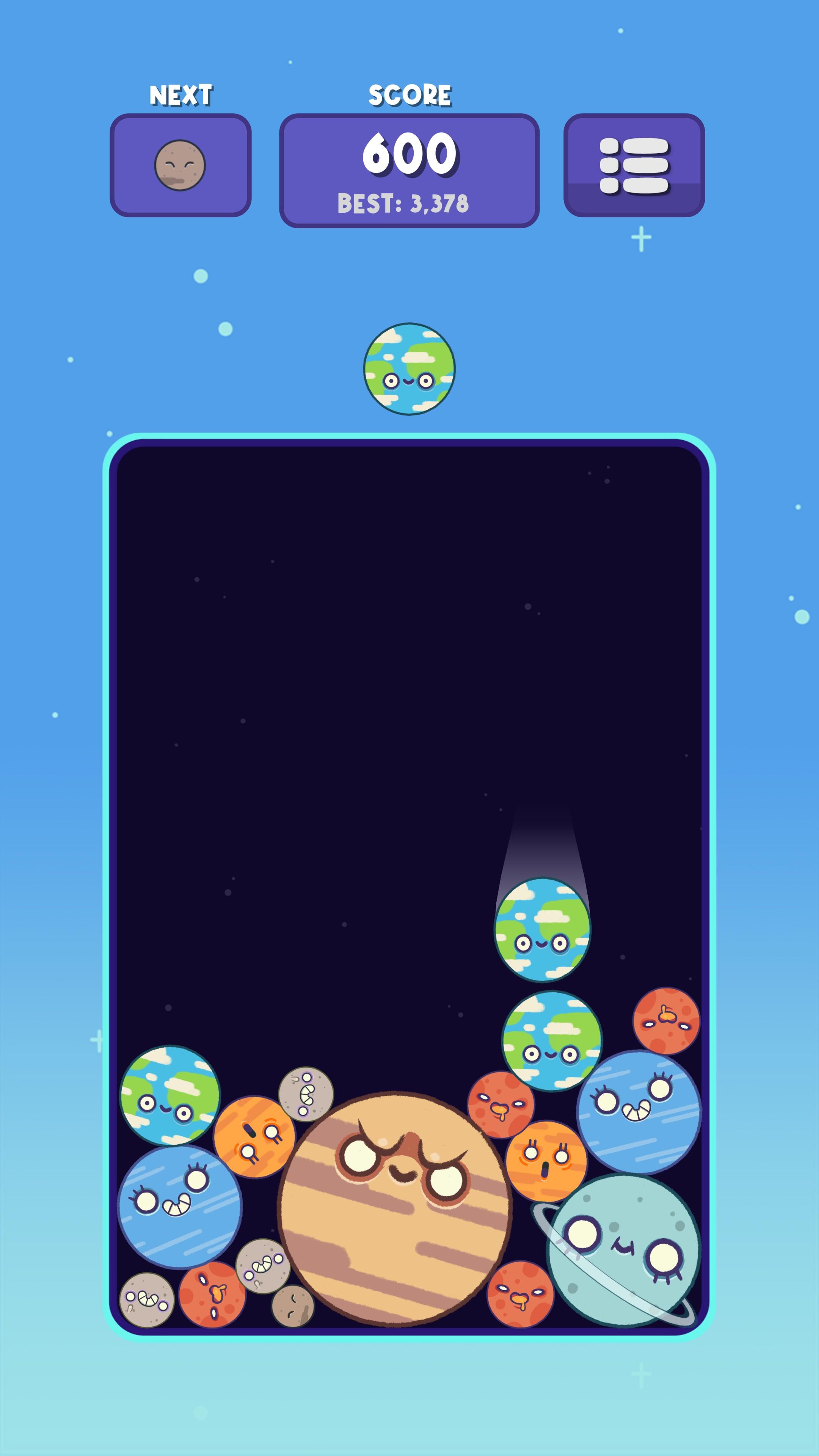 Planets Merge: Puzzle Games Game Screenshot