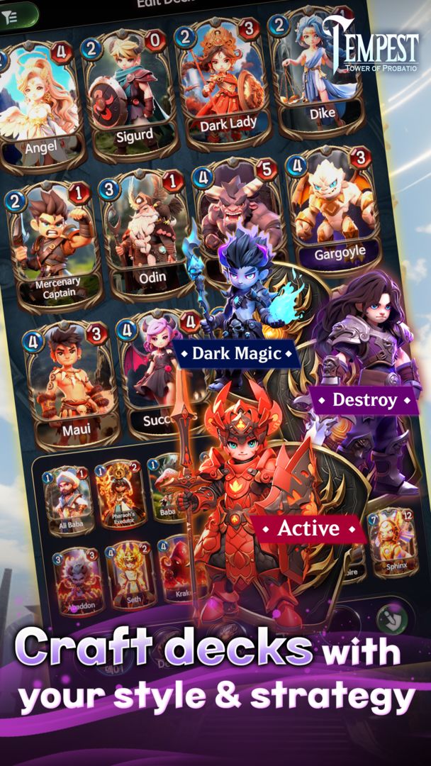 Screenshot of Tempest : Strategy Card Battle
