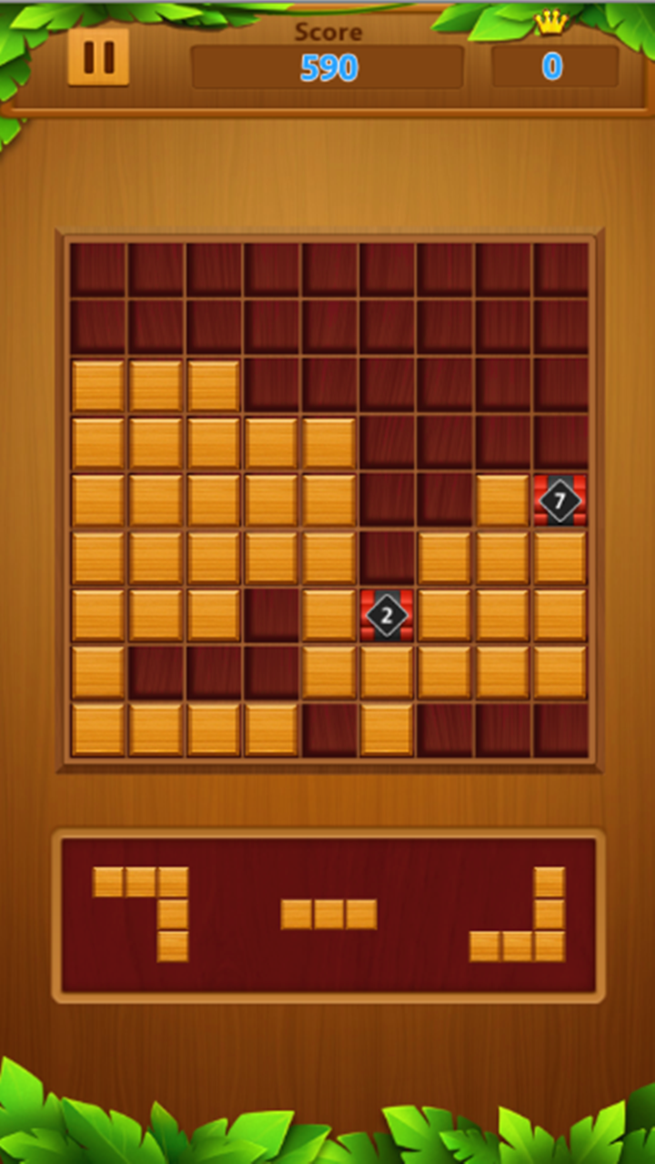 Скриншот игры Wooden Block Adventure