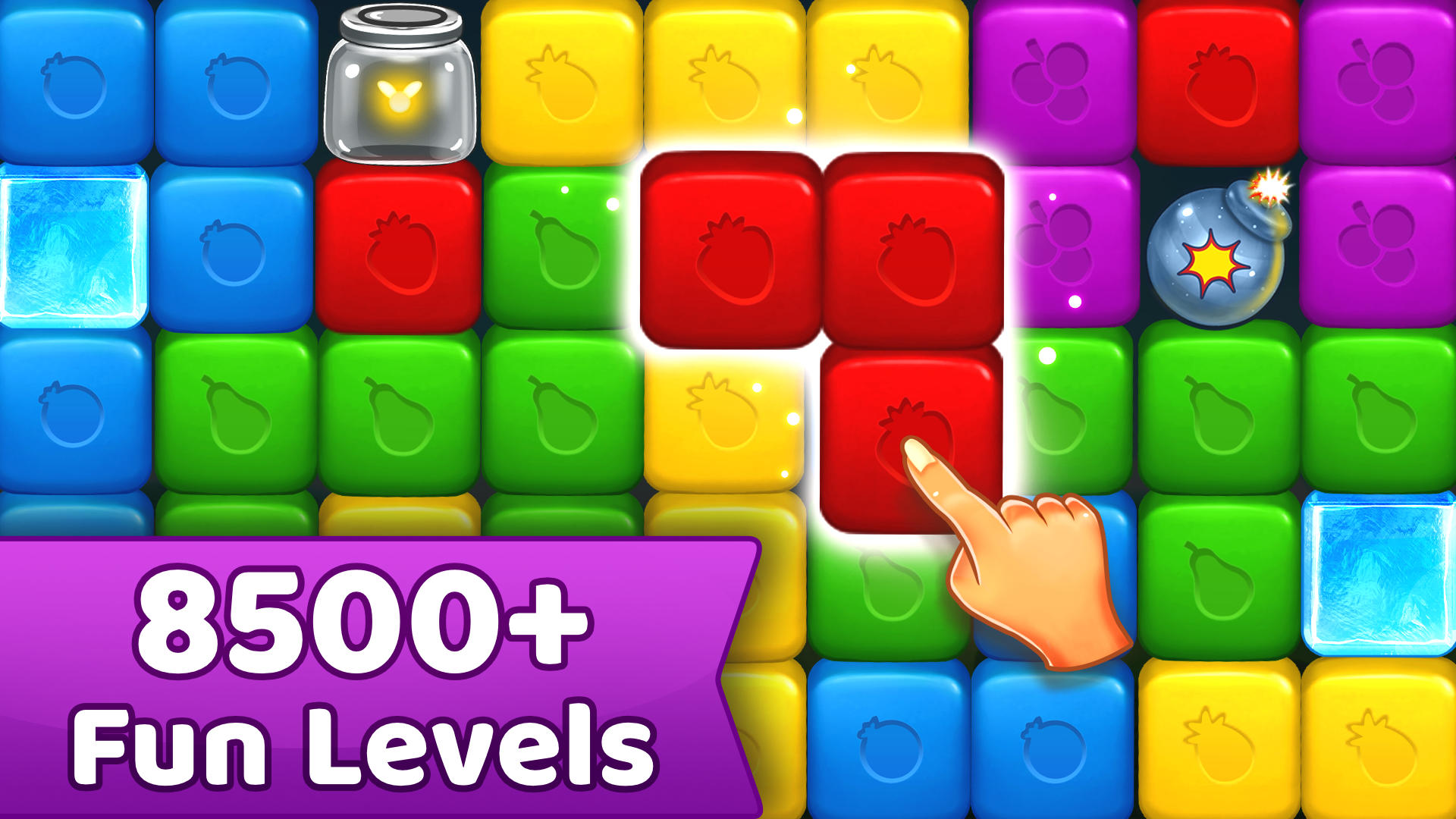 Fruit Cube Blast Game Screenshot