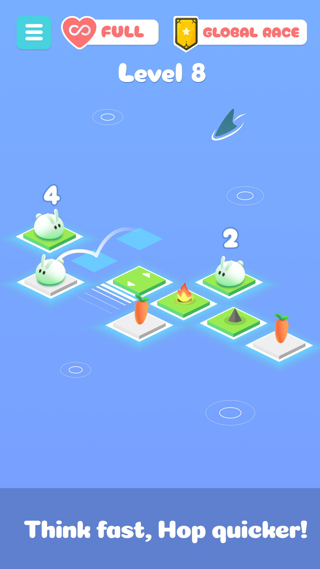 Push It Bunny Game Screenshot