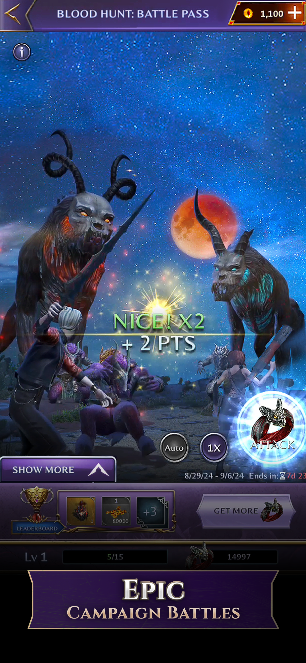 Reign of Vampires Game Screenshot