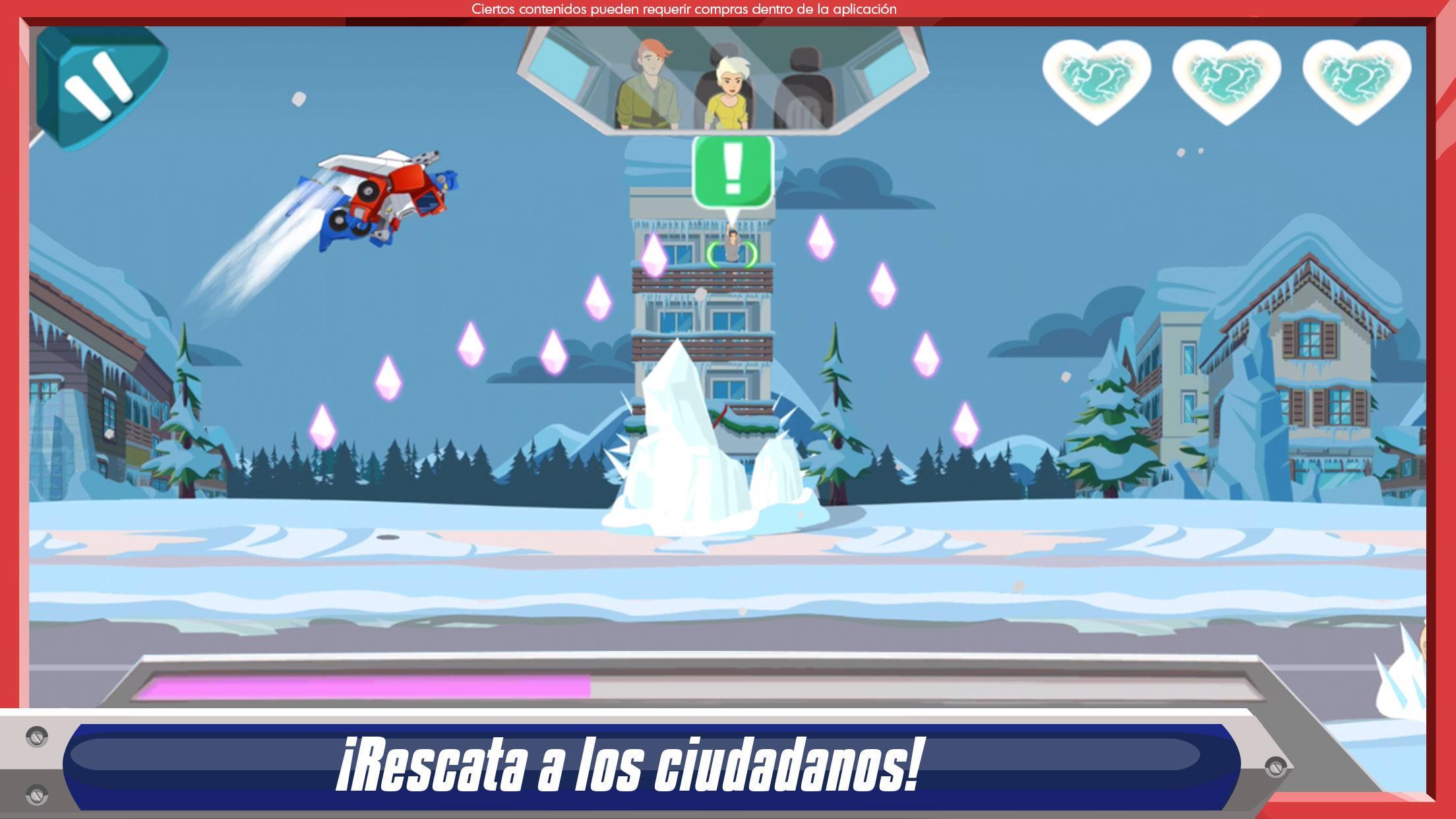 Captura de Pantalla del Juego Transformers Rescue Bots: Dash