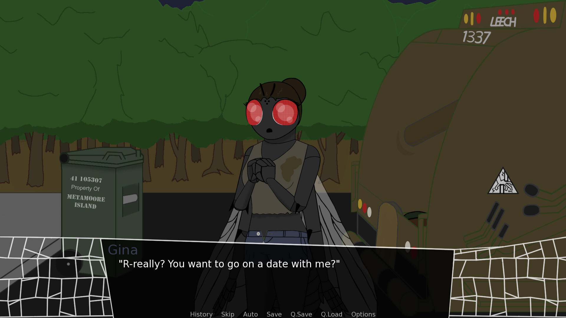 Screenshot 1 of Lovebugz: An Anthro Insect Dating Sim 