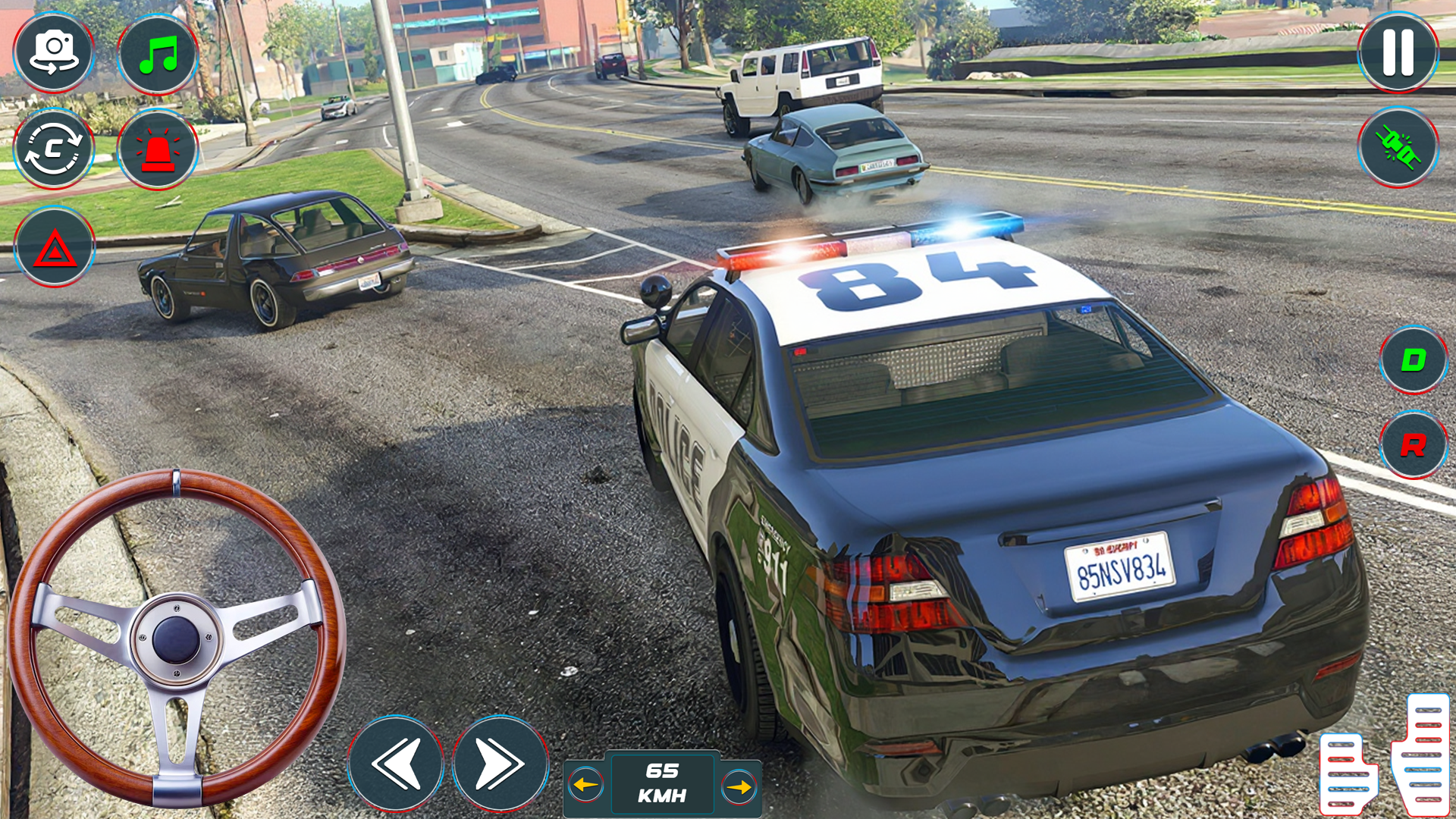 Police Chase Driving: Car Game Game Screenshot