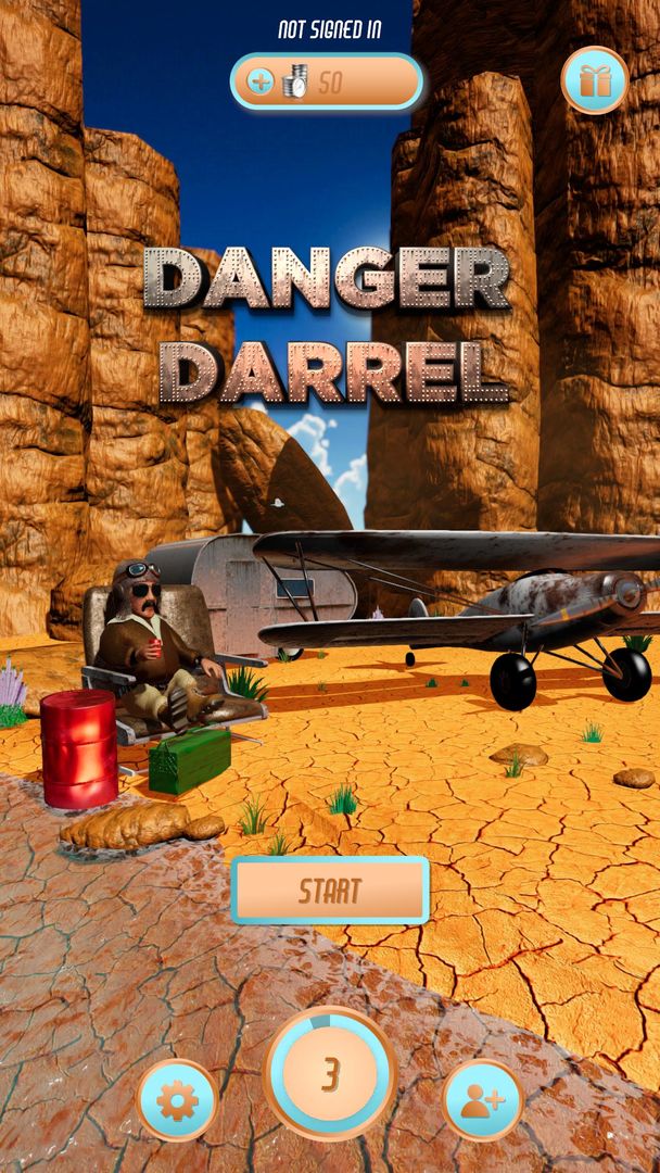 Danger Darrel - Endless Airplane Action Adventure screenshot game