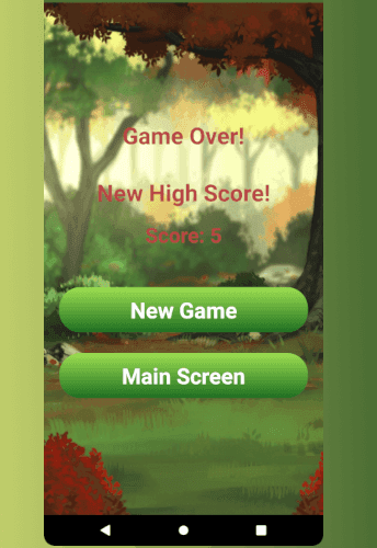 Forest Fall Game Screenshot