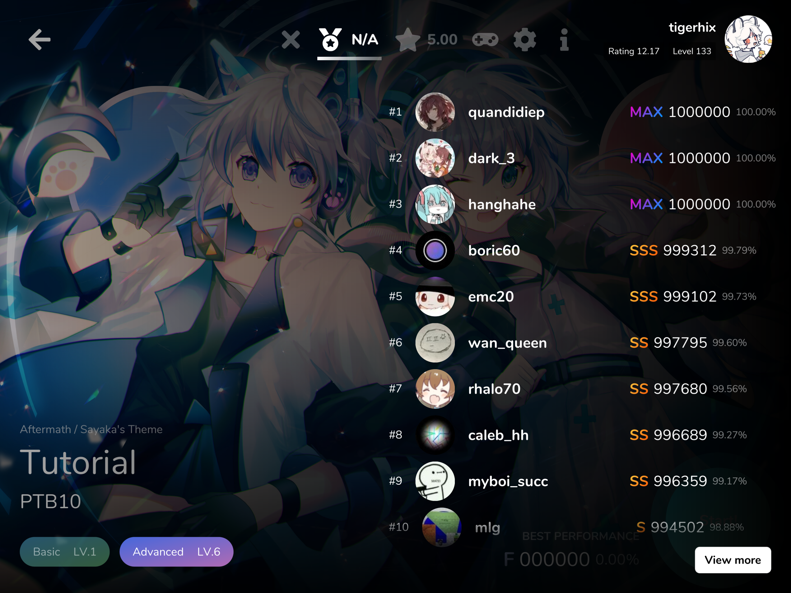 Cytoid: Community Rhythm Game Game Screenshot