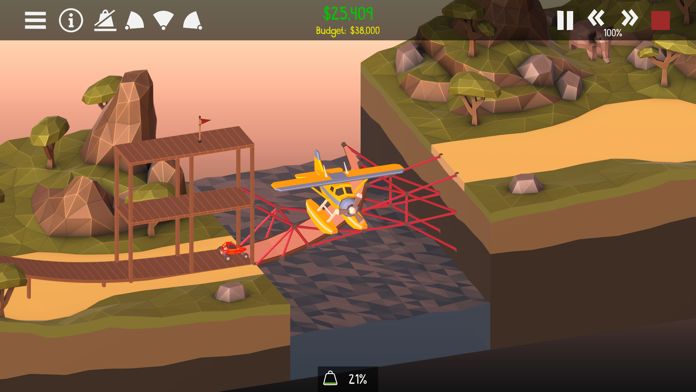 Poly Bridge 2 screenshot game