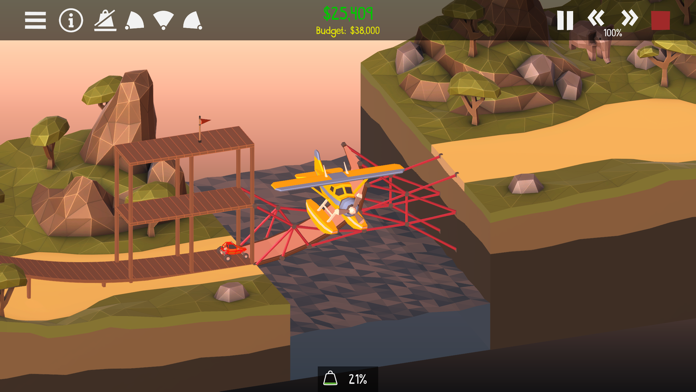 Poly Bridge 2 Game Screenshot